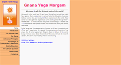 Desktop Screenshot of gnanayogamargam.com