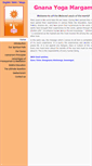 Mobile Screenshot of gnanayogamargam.com