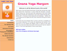 Tablet Screenshot of gnanayogamargam.com